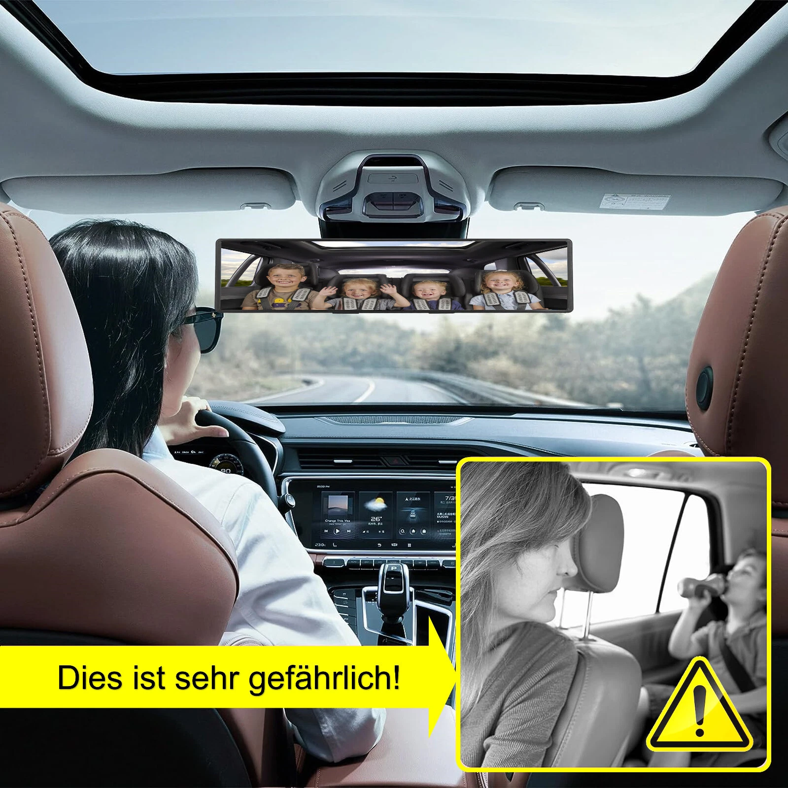 Vista 2 de ESPEJO RETROVISOR PANORAMICO